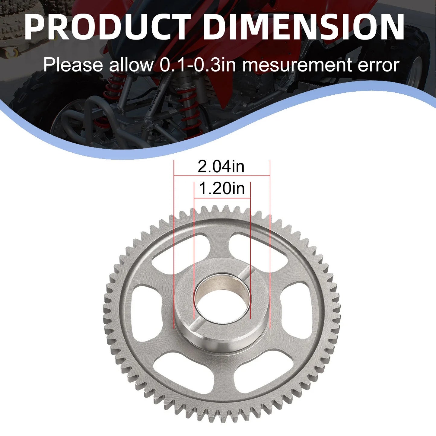 One Way Freewheel Gear Clutch for Polaris RZR XP 900 (2011–2014)