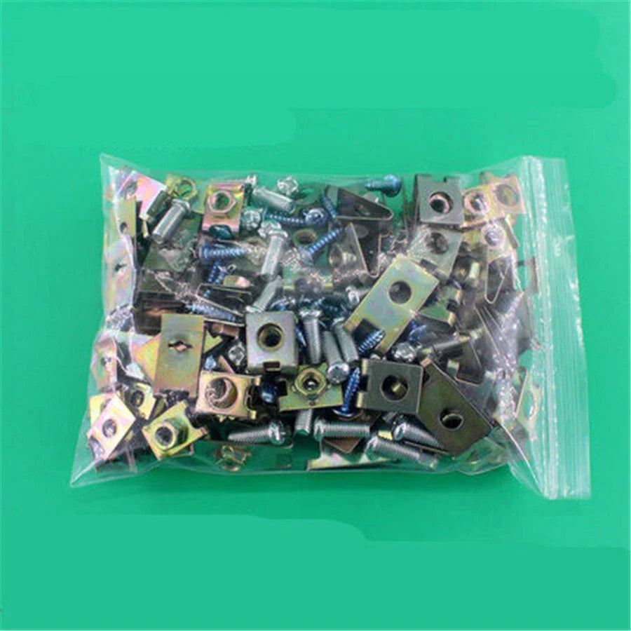 Car Body Door Fender Panel Repair U Nuts Clip Fasteners - AU Ship