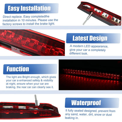 High Level Third Rear Brake Stop Light for BMW Z4 2.5i 3.0i Red