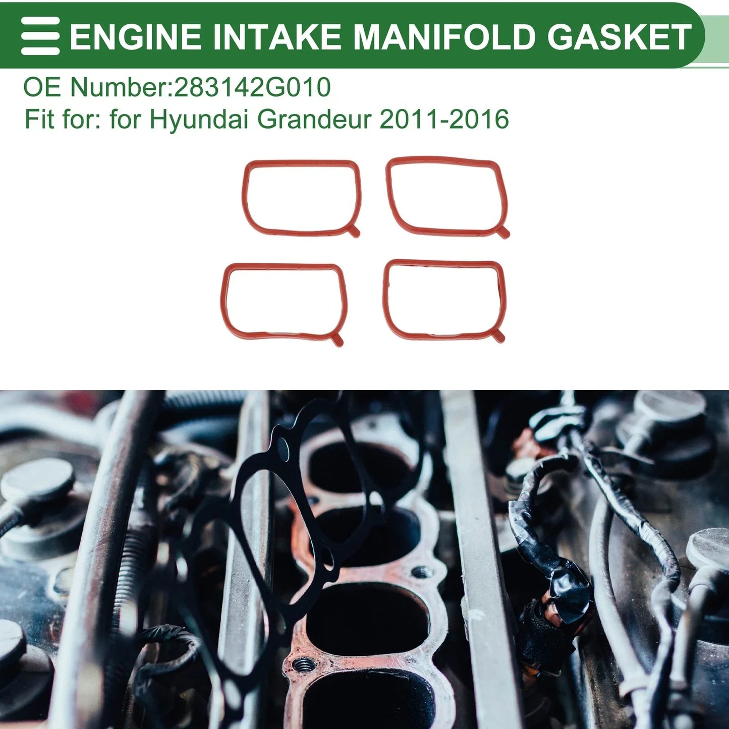 Engine Intake Manifold Gasket for Hyundai Grandeur (2011-2016)