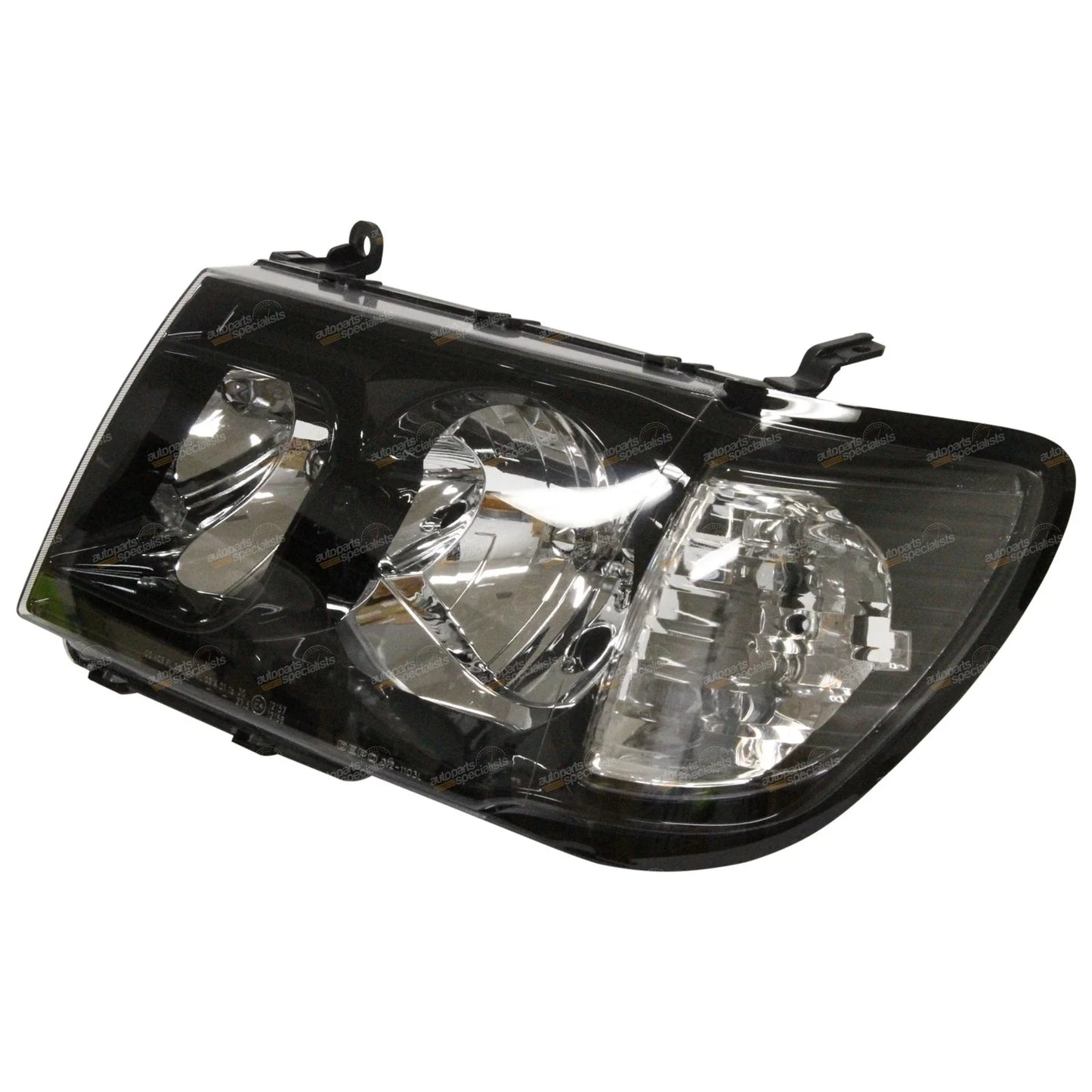 2 x BLACK Altezza HeadLights LH+RH for Toyota Landcruiser (1998–2005)
