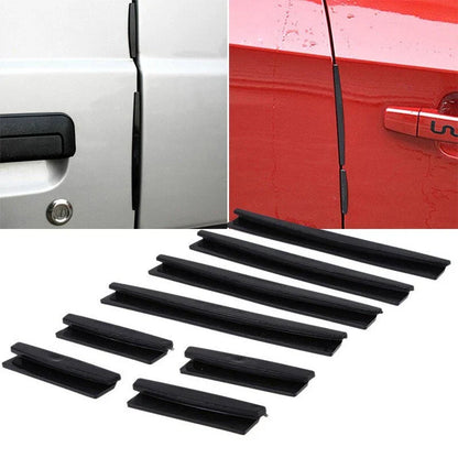 8 x Black Car Side Door Edge Protector Trim Guard Protection Strip for All Cars