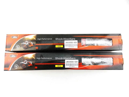 365mm JBS Red/Chrome Shock Absorbers for Kawasaki F8 250 Bison