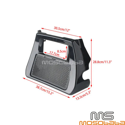Universal Front Chin Spoiler Cover Black for Harley CVO Road Glide (2022-2023)