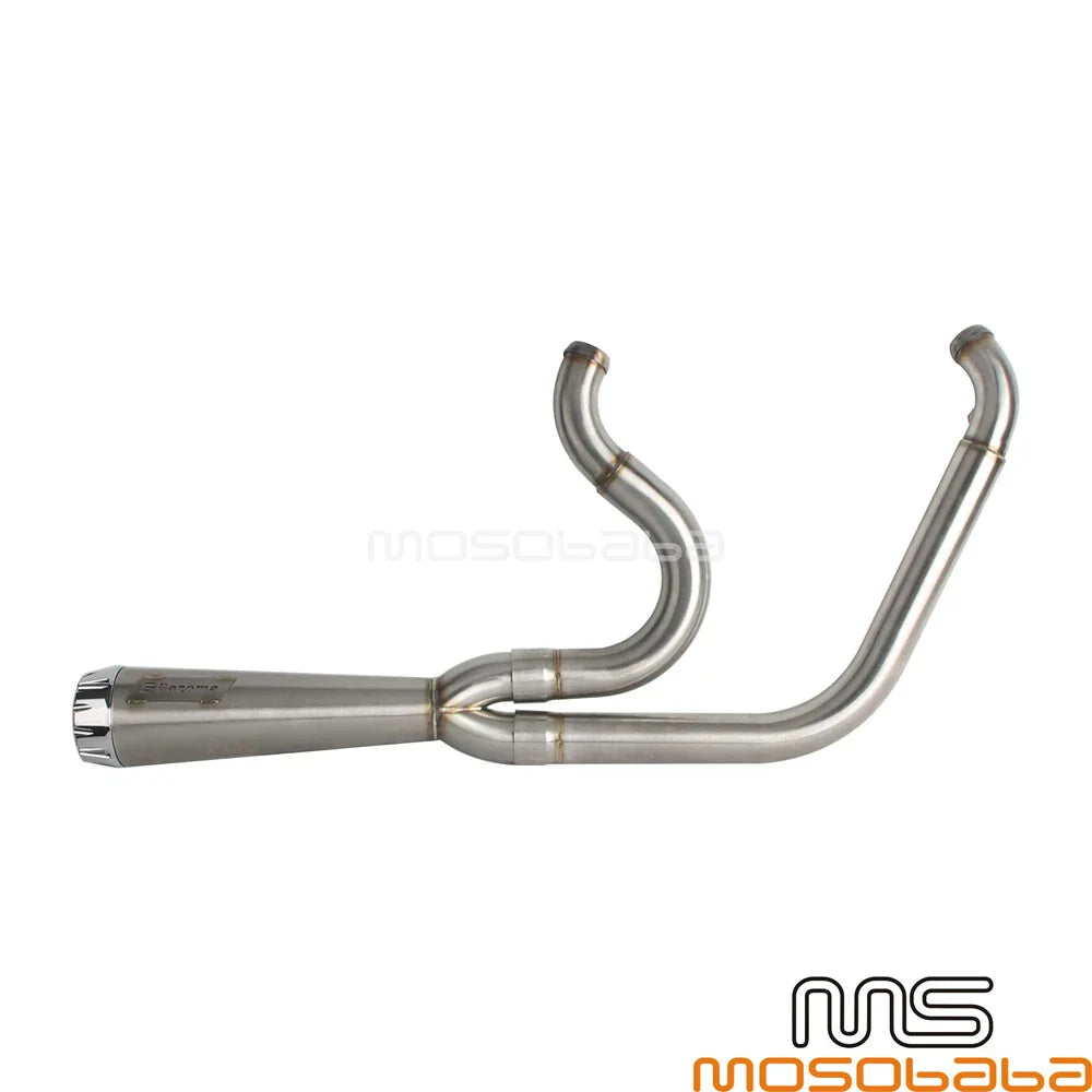2-Into-1 Exhaust System for Harley Dyna Super Glide Custom FXDC (2006-2017)