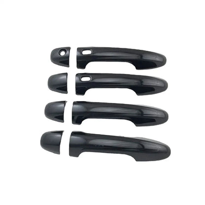 4 Pcs Black Car Door Handle Covers for Toyota Hilux (2015-2020)