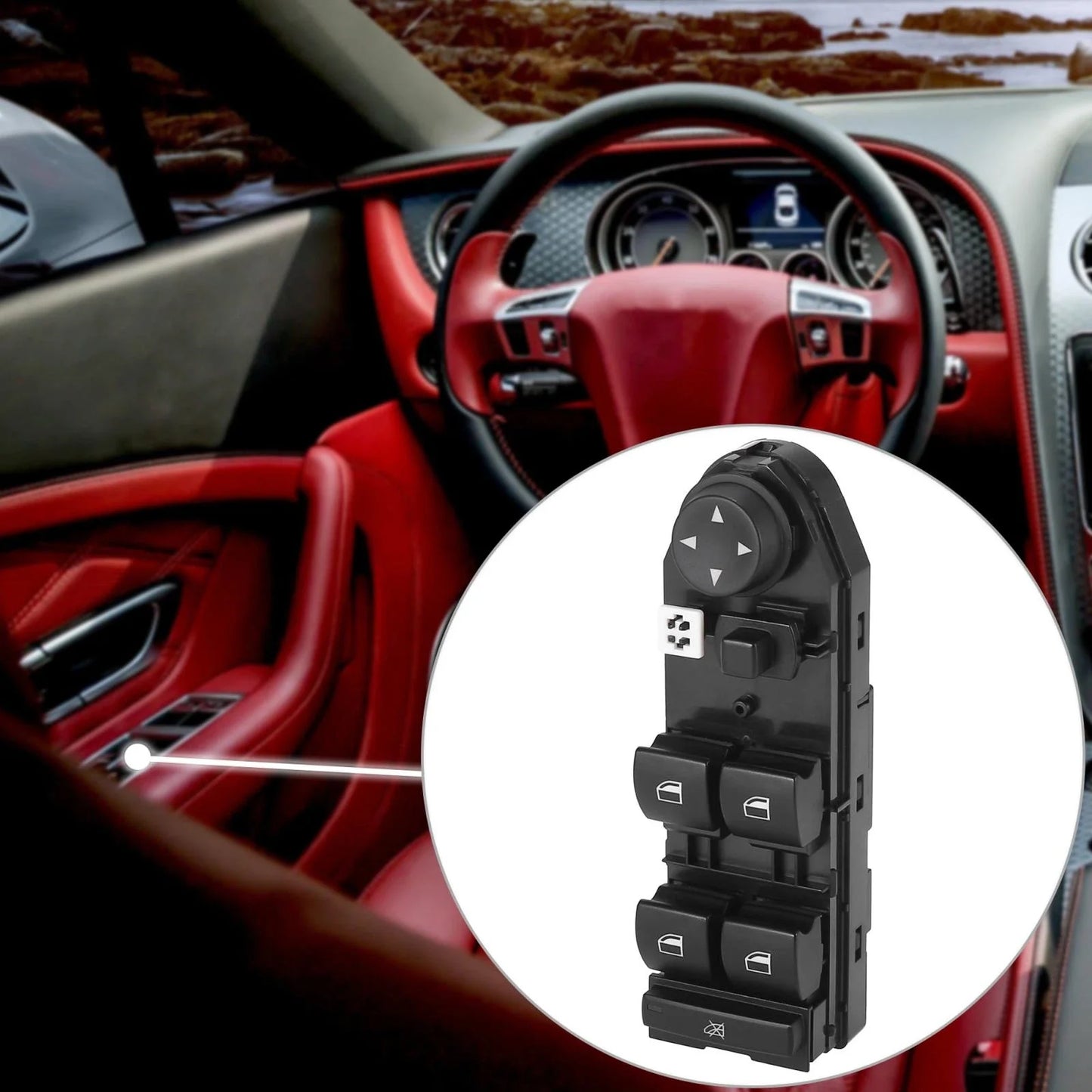 Driver Side Master Switch Power Window for BMW X3 (2005-2010)
