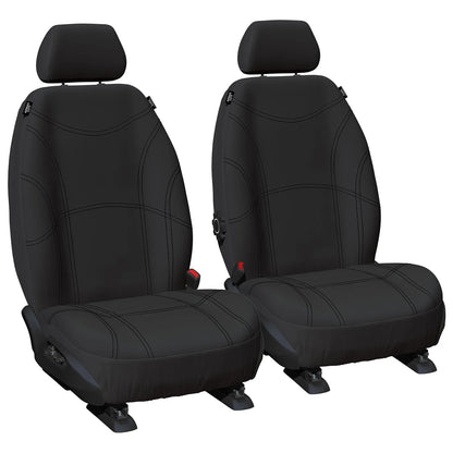Front Black Neoprene Car Seat Covers for Ford Everest (2015 - 2019)