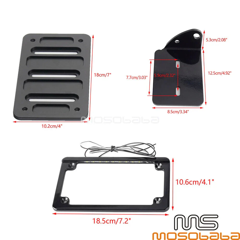 LED Side Mount License Plate Bracket for Harley Sportster S (2021-2024)