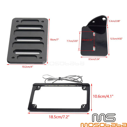 LED Side Mount License Plate Bracket for Harley Sportster S (2021-2024)