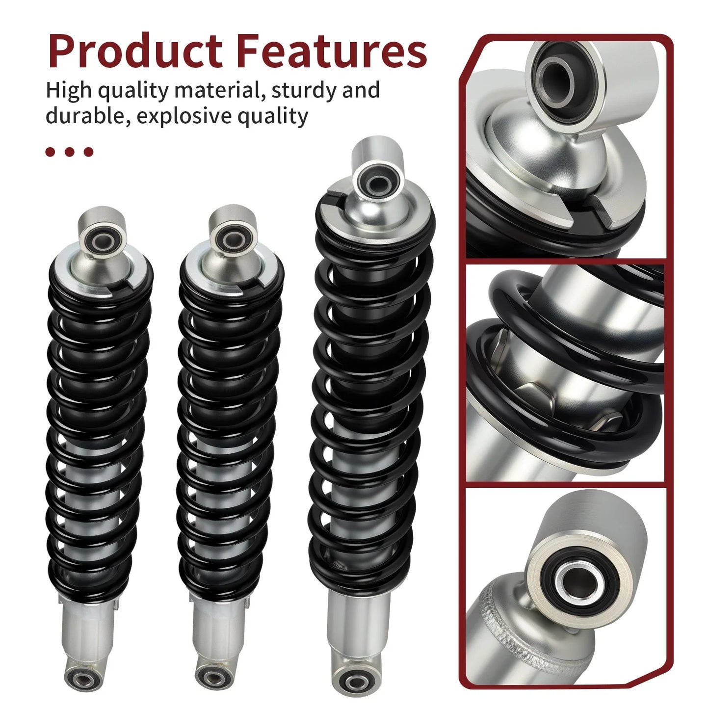 Front & Rear Shocks Absorber for Honda Rancher 420 (2009–2013)