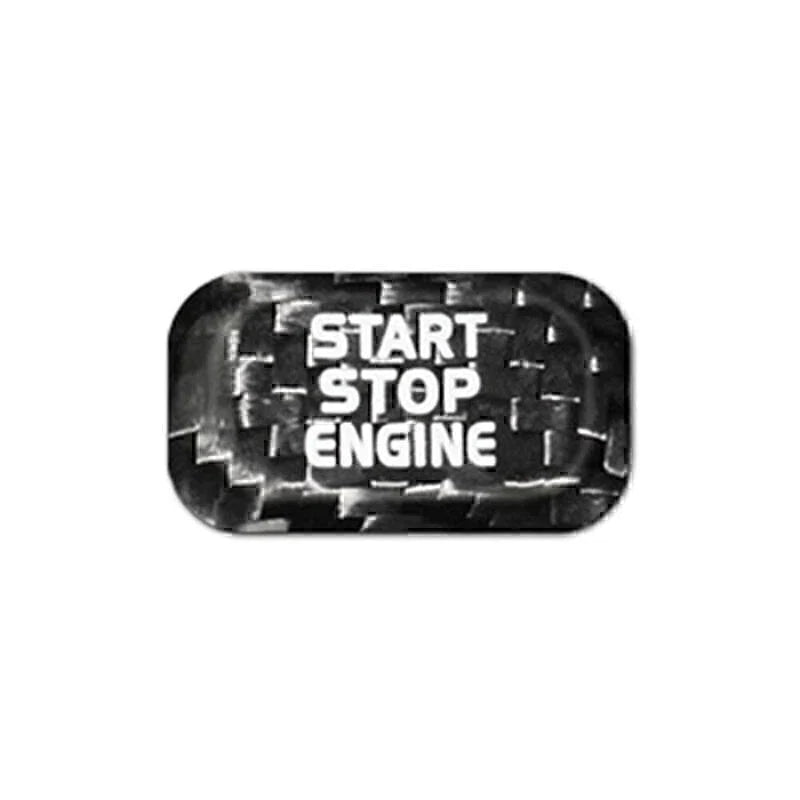 Carbon Engine Start Stop Button Sticker for Volvo V40 V60 S60 S80 XC60