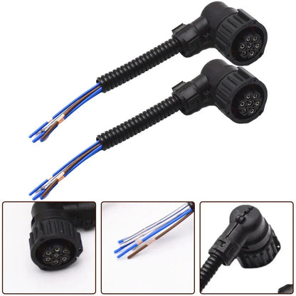 2 x Rear Tail Light Connector for Mercedes Sprinter Prewired 7-PIN Repair Plug