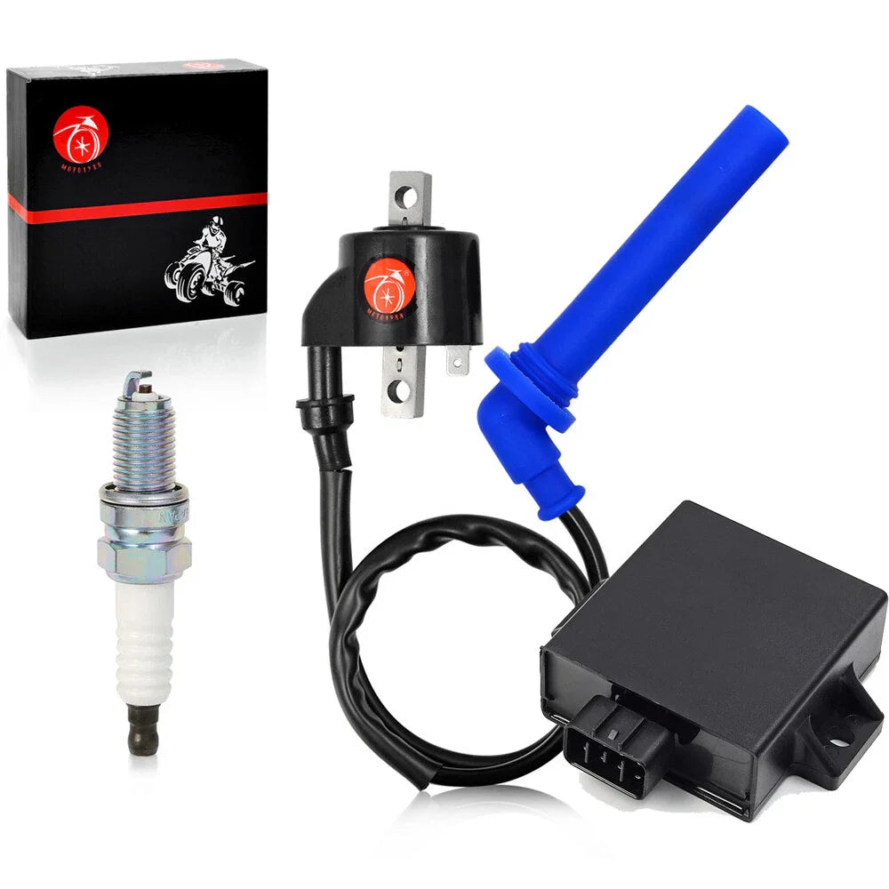 Ignition Coil Spark Plug And CDI for Polaris Predator 500 (2003–2004)