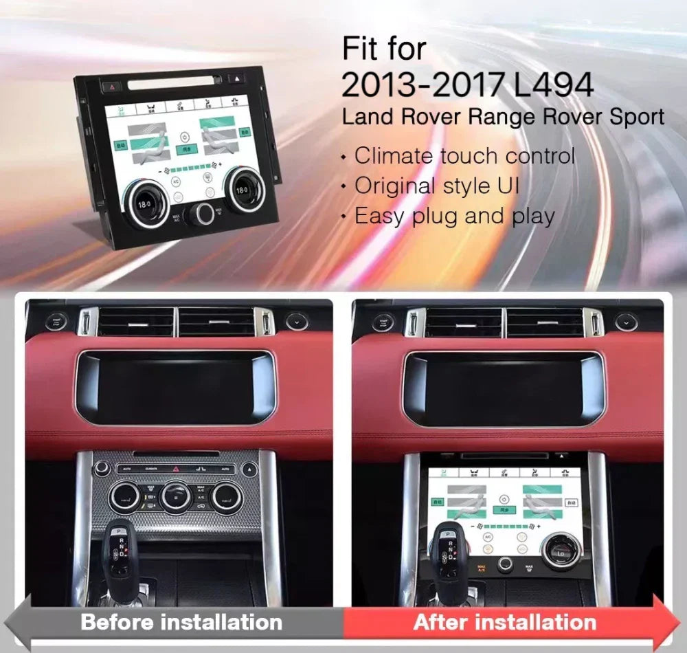 Touch Screen AC Climate Control Panel for 2014-2017 Range Rover L494