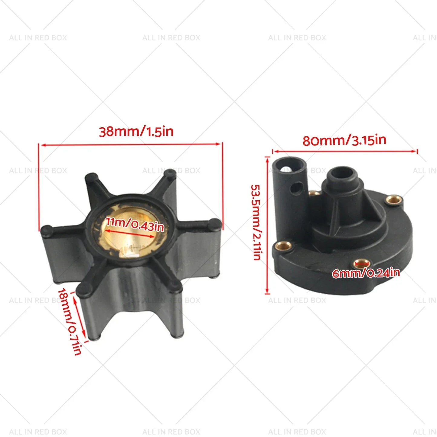 Water Pump Kit w/Impeller for Johnson Evinrude Outboard Marine (Various)