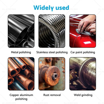 5 x Rust Removal Poly Strip Disc Wheel for Angle Grinder 100mm