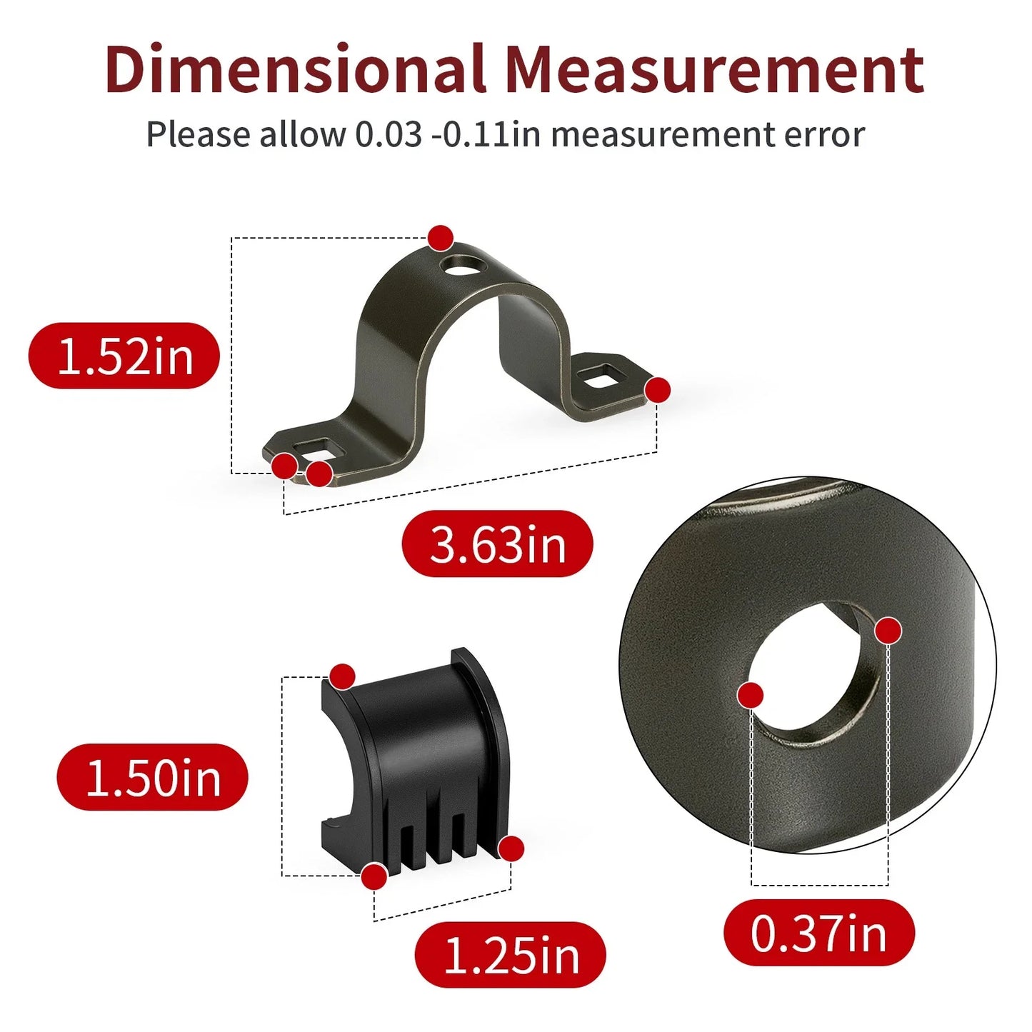 Upper Steering Bushing with Bracket for Polaris Predator 500 (2003-2007)