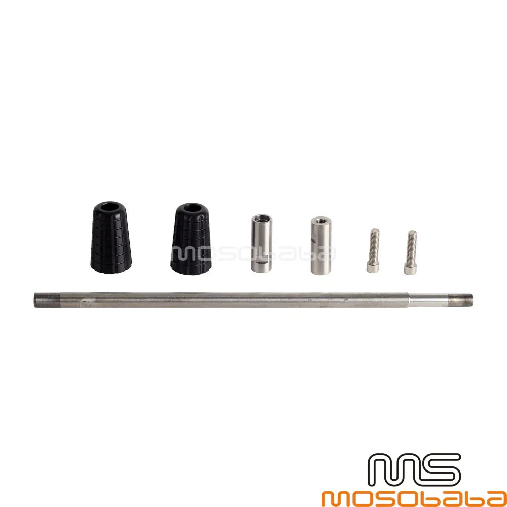 Black Rear Axle Crash Bar End Slider for Harley Sportster S (2021-2024)