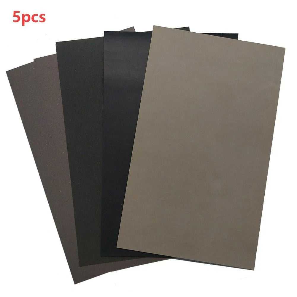 5pcs Water Sandpaper Papers 2000–7000 Mixed-Wet and Dry-Sandpaper