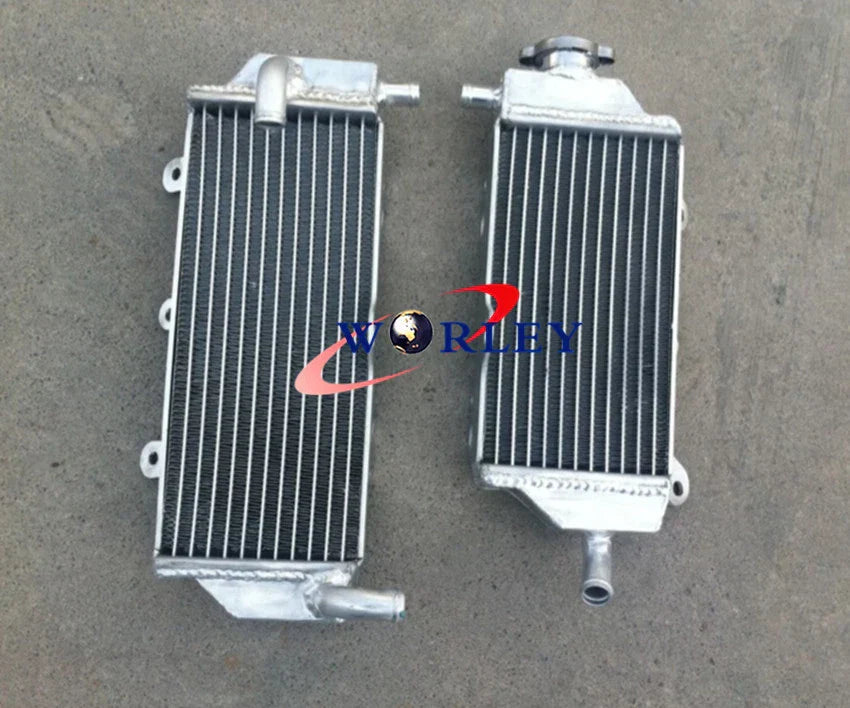 Aluminum Radiator + Black Silicone Hose for YAMAHA WR450F (2012-2015)