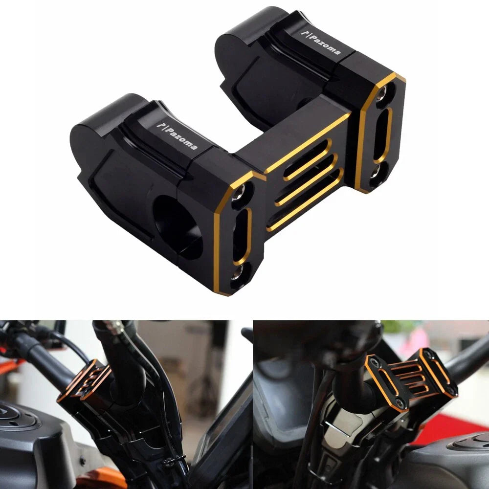 Handlebar Risers Pull Back W/ Top Clamp Cover for Pan America 1250 CVO (2021-2023)