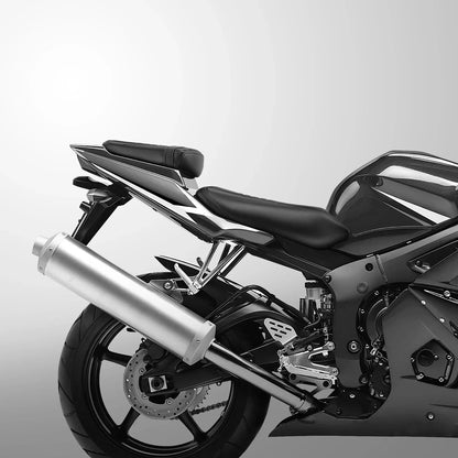 Black Rider & Passenger Seat for Yamaha YZF R6 (2003-2005) YZF R6S (2006-2009)