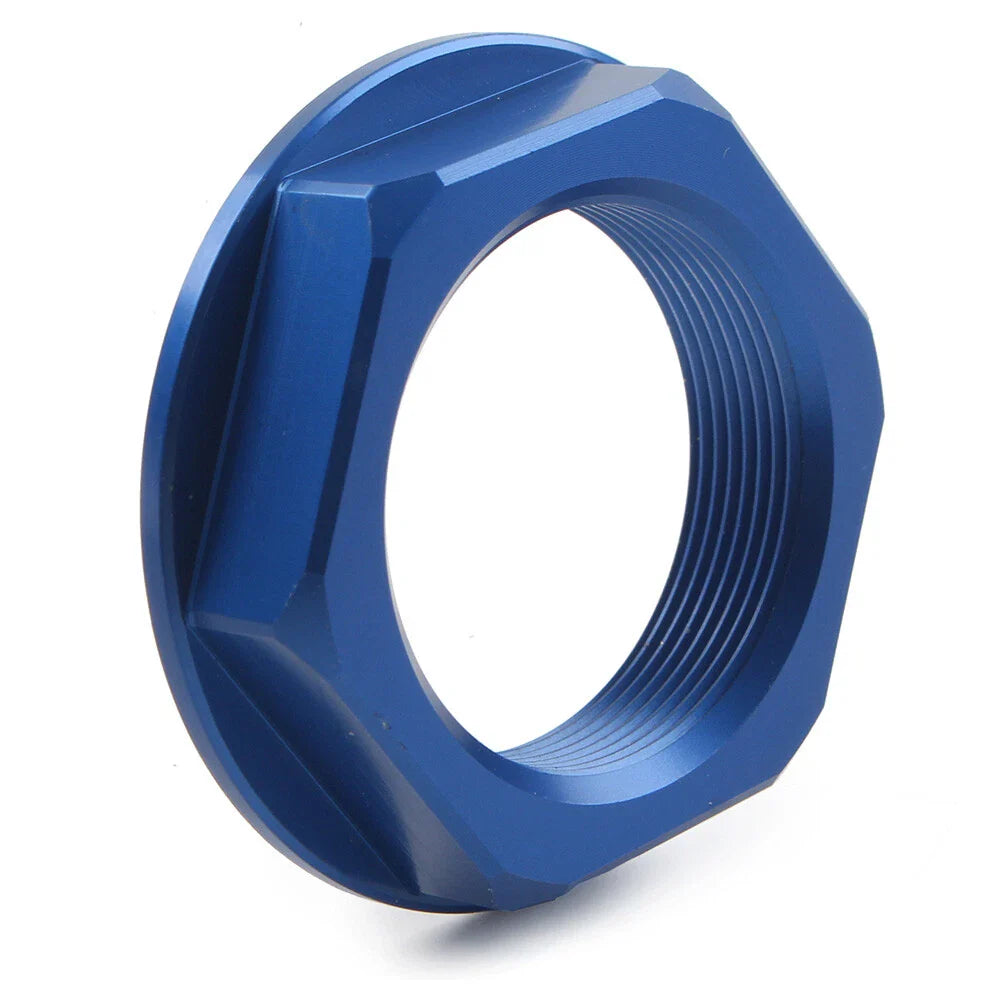 Universal Motorcycle Triple Tree Stem Yoke Center Hole Nut CNC