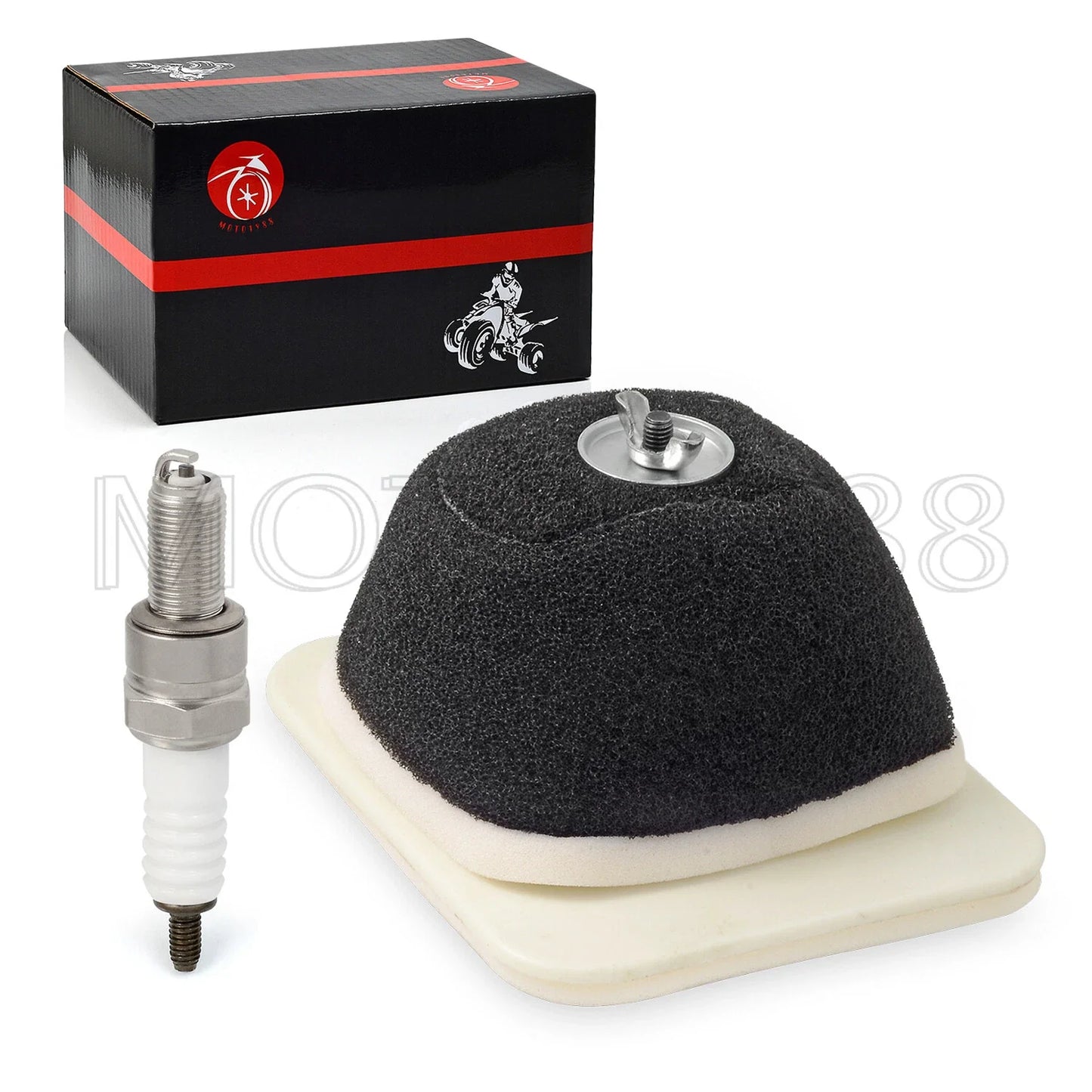 Air Filter Element Assembly & Spark Plug for Yamaha TTR125L (2000–2008)