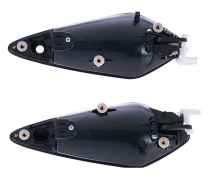 2 x Front LH+RH Silver/Black Door Handle for Honda Civic FK/FN (2006–2015)