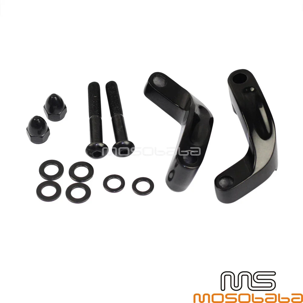 Black Mirror Relocation Extension Adapters for Harley Davidson (2006-2014)