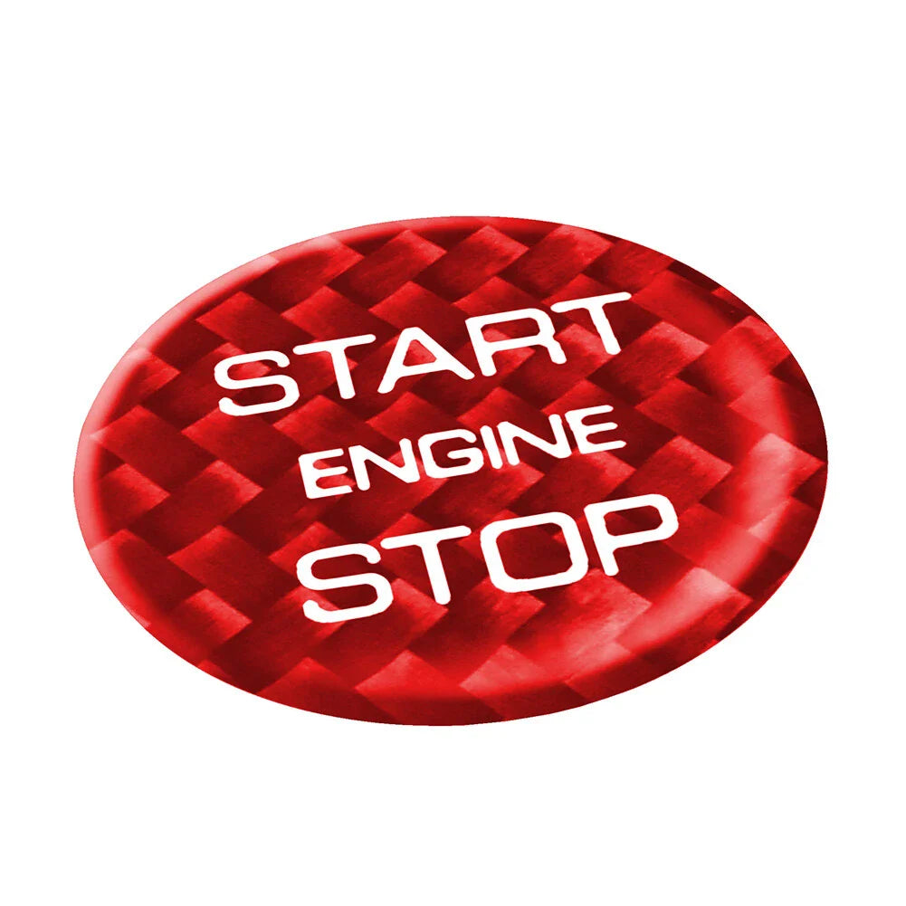 Engine Start Stop Button Trim Red for Land Rover Discovery Sport (2016-2019)