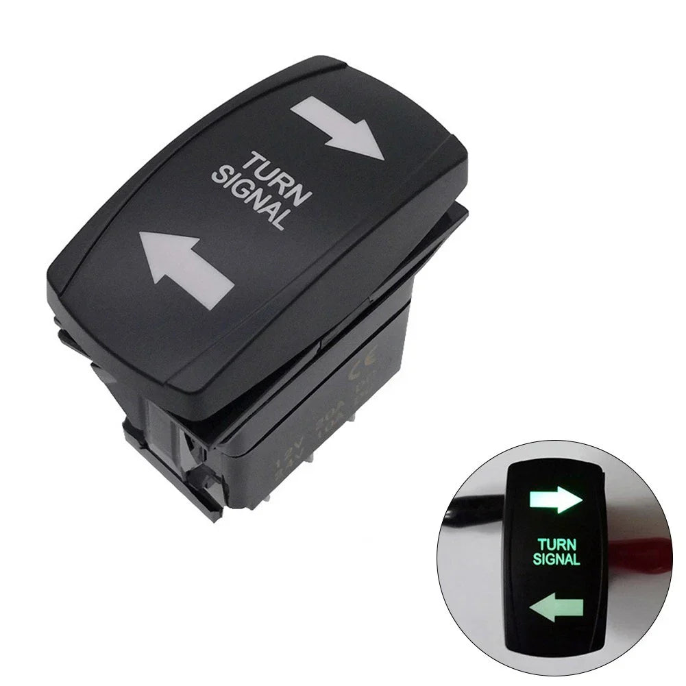 Part Turn Signal Switch 7Pin ABS Vehicle Accessories Black Boat for RV