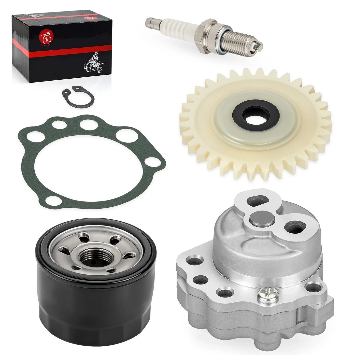 Oil Pump & Gasket & Oil Filter Gear for Yamaha Raptor 660R (2001–2005)