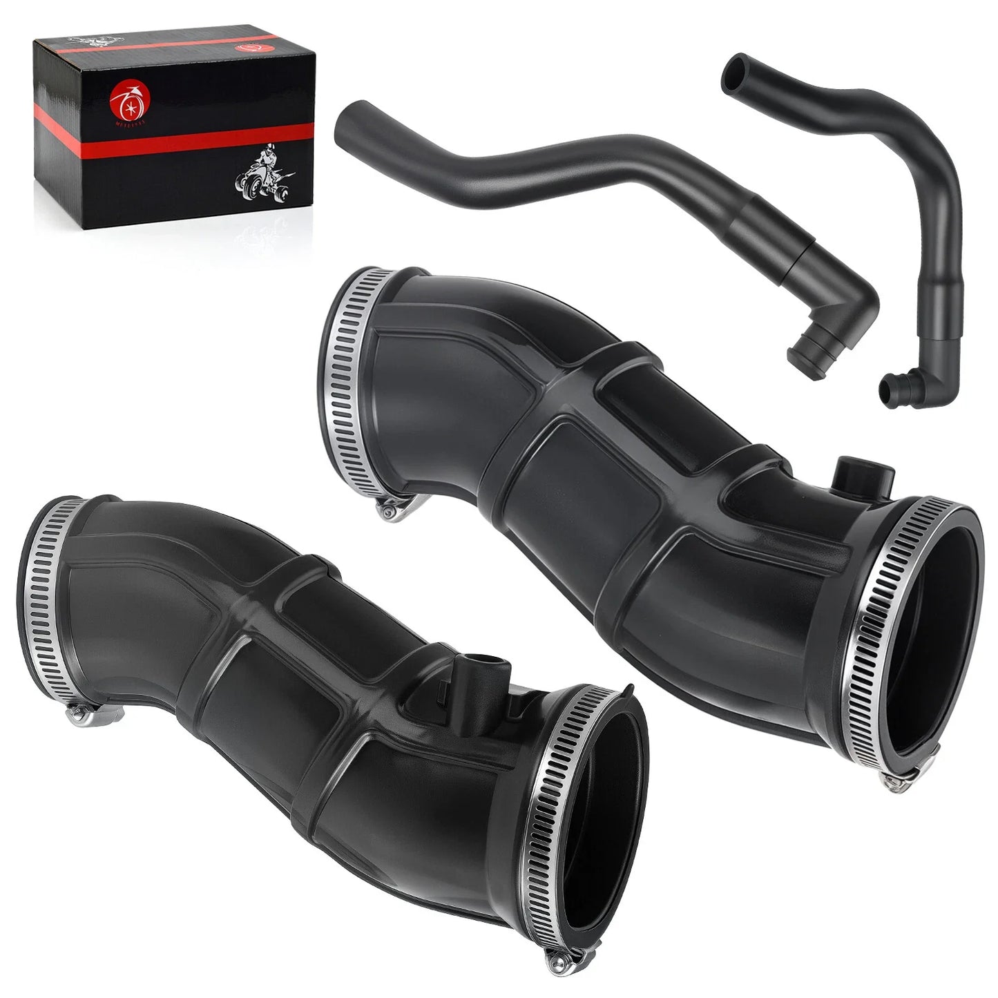 2 x Left+Right Snorkel Air Box Intake Tube & Pipe for Yamaha Raptor (2001–2005)