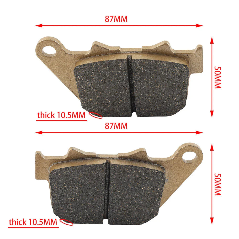 Rear Brake Pads for HARLEY DAVIDSON XL 883 R Sportster, XL 1200 C Custom (05-13)