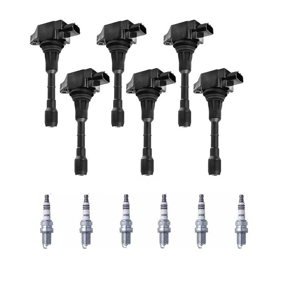 6 x Ignition Coils & 6 x Spark Plugs for Renault Latitude 2.5L/3.5L (2011-2013)