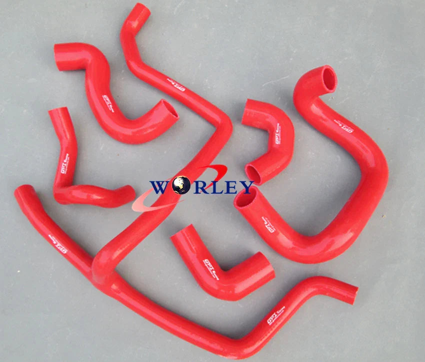 Silicone Radiator Hose for BMW E30 M20 320i/325i A/C (1989-1992) RED