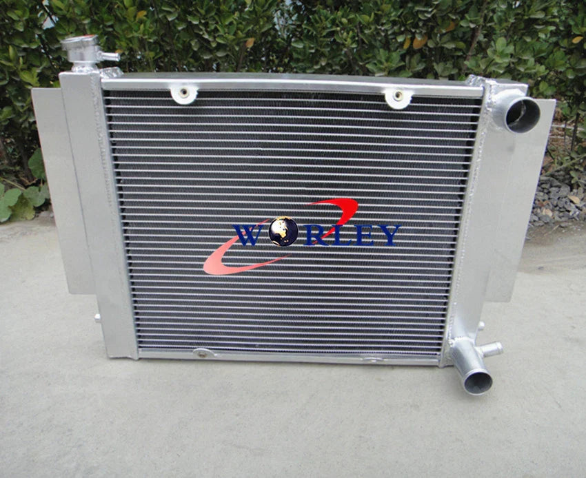 Aluminum Radiator 3 Row for Mazda RX2 RX3 RX4 RX5 RX7 (1970-1985)