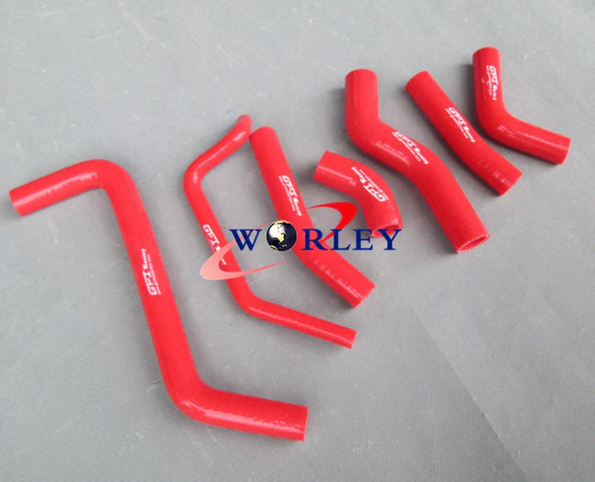 Silicone Radiator Hose for Kawasaki KX450F KXF450 2009-2015 - Red
