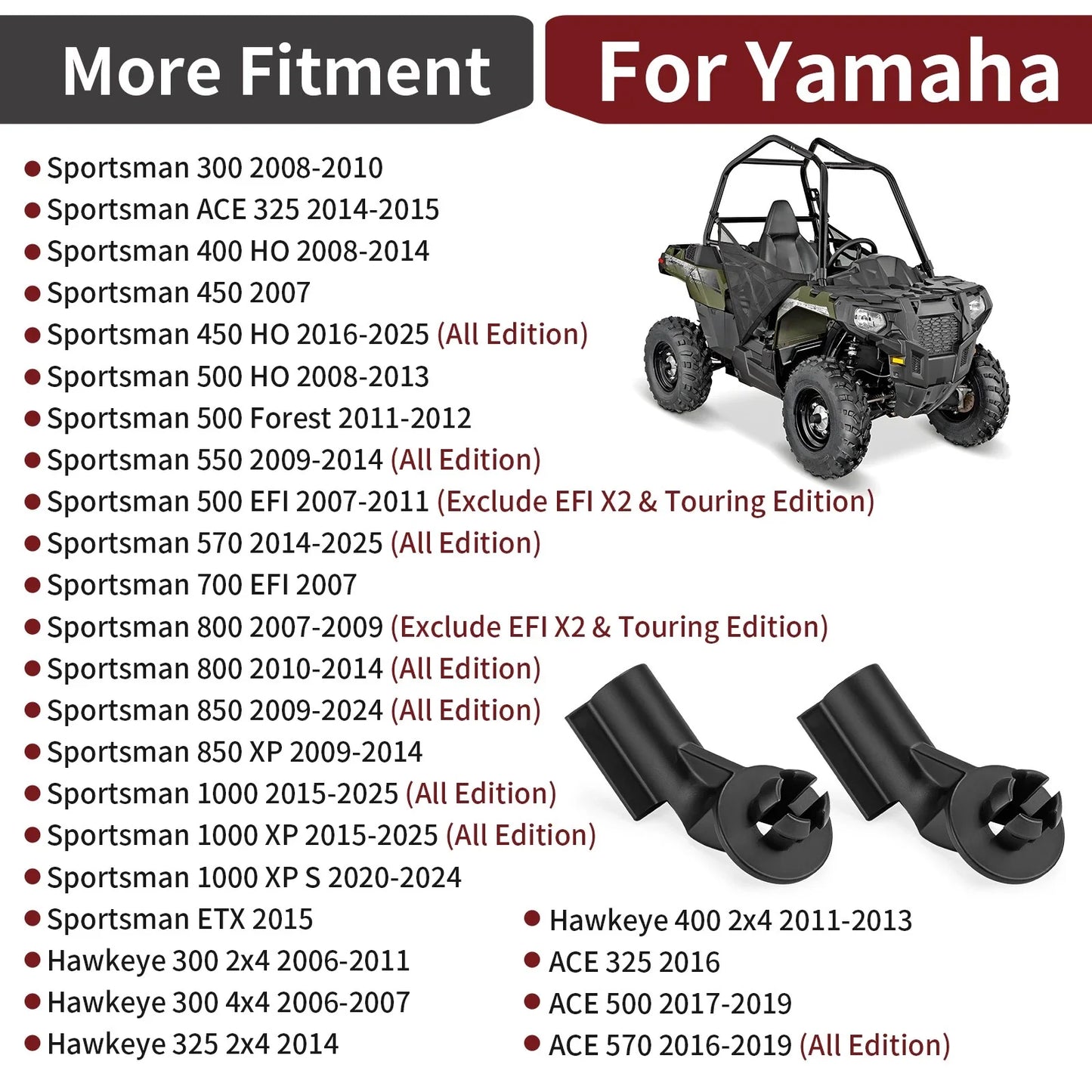 Gear Shifter Rod Linkage Bushing for Polaris Sportsman 450 HO (2016–2025)
