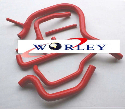 RED Silicone Radiator Heater Hose for SAAB 900 16V (1986-1993)