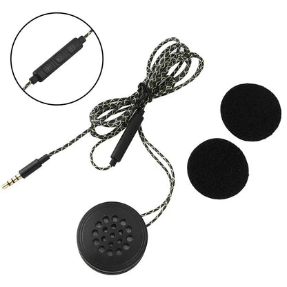 Helmet Headset for Motorcycle Headphone Speakers Plug and Play TPE 35g