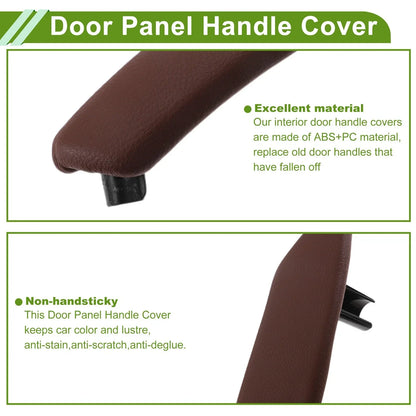 Door Panel Handle Pull Trim Cover for BMW X5 (2008 - 2013) Reddish Brown