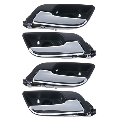 Door Handle Inner Set 4 Chrome Front Rear LH+RH for Holden Barina (2011–2018)