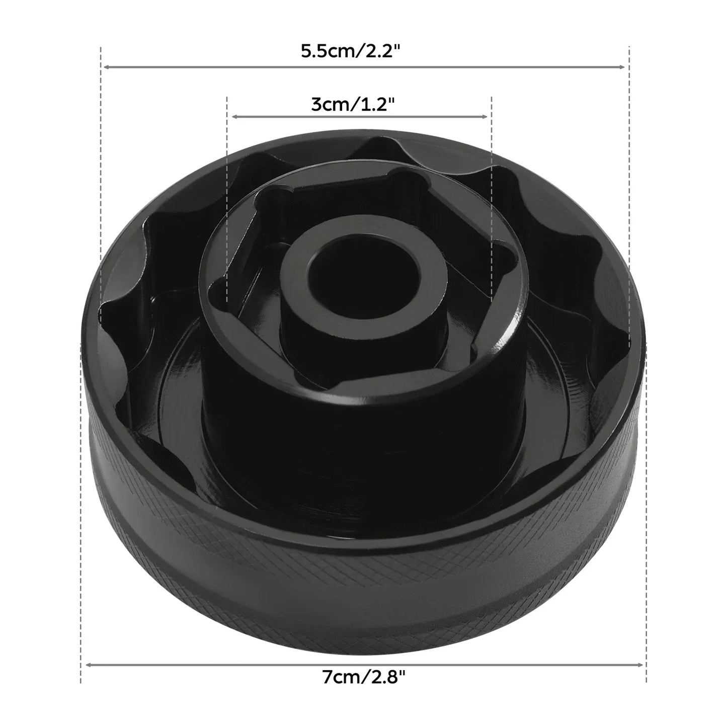 55mm+30mm Front/Rear Wheel Nut Socket Tool for Ducati Street Fighter 1098