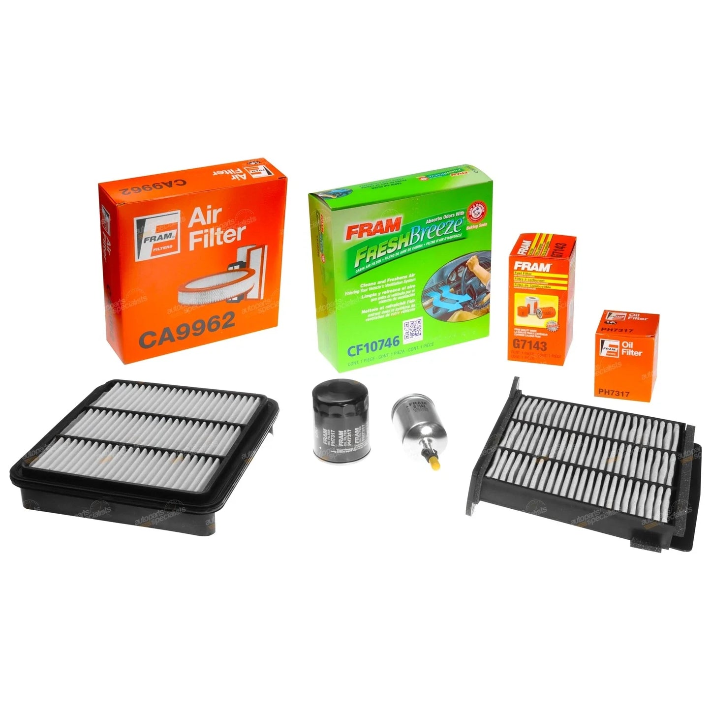 Oil Air Fuel Cabin Filter Kit for Mitsubishi Triton ML V6 3.5L (2006-2009)