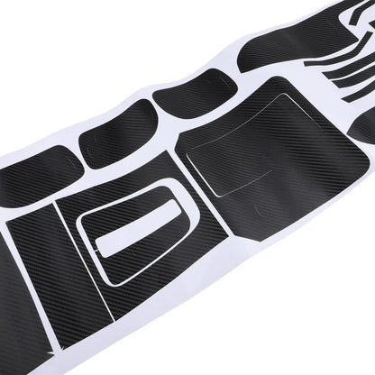 Interior Sticker Carbon Fiber Center Console Decals for Vehicle