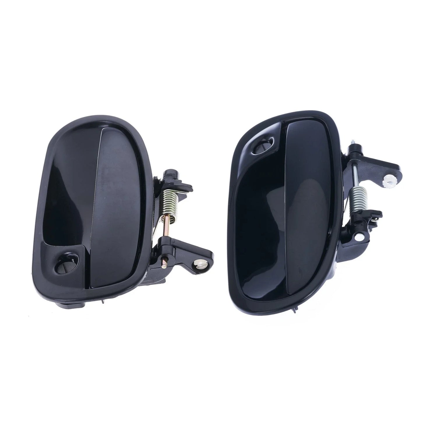 4pc Front/Rear Outer Door Handle Black for Honda Civic EK (1996–2000)