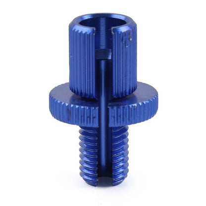 8mm Clutch Brake Throttle Cable Adjuster Screw for Motorcycle ATV Pit Bike Blue